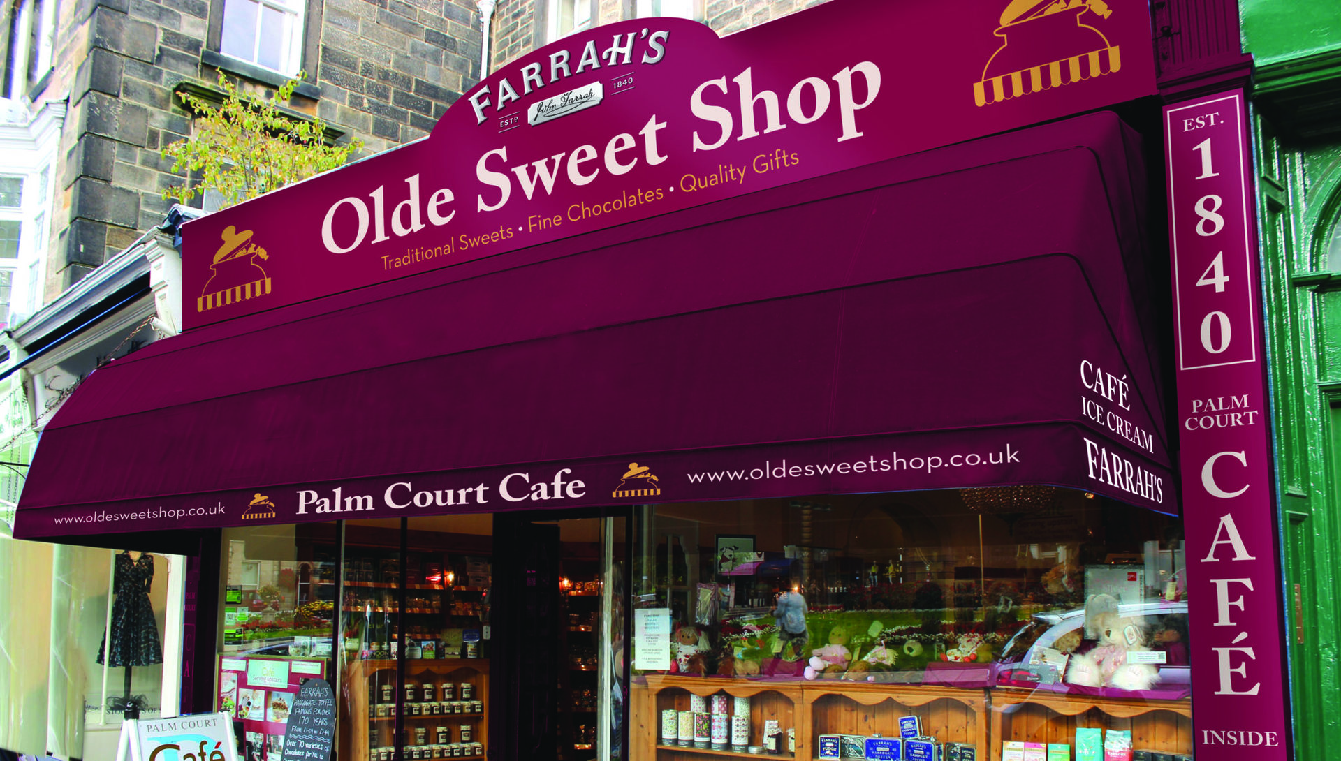 Farrah's Harrogate Olde Sweet Shop front