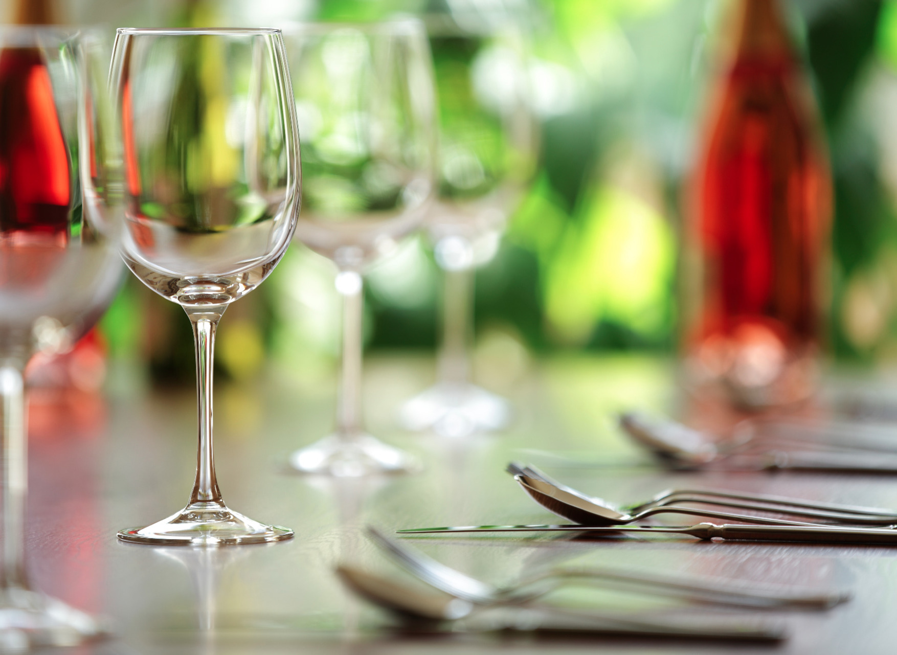 restaurant cafe cutlery and wine glasses HARROGATE LIFESTYLE RESTAURANTS